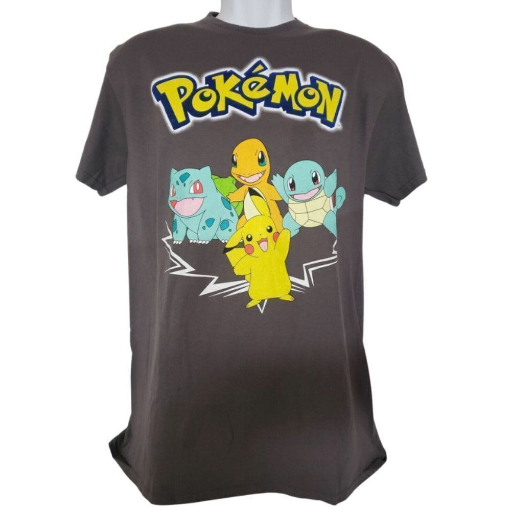 Pokémon Pikachu & Friends Graphic Short Sleeve T-Shirt Size Small